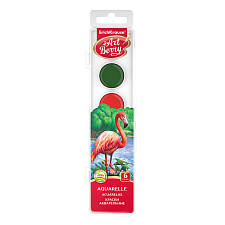 Краски акварельные 6 цветов ErichKrause ArtBerry 41723 с УФ защитой яркости, в пластиковом пенале, без кисти