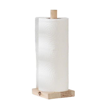 Держaтель для  бумaжных полотенец, размер 10×10×25 см, цвет бежевый