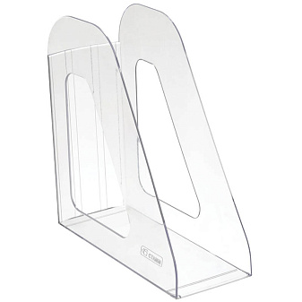 Вертикальный накопитель Стамм "Фаворит"  ширина 90 мм, прозрачный бесцветный