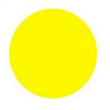 Табличка "Жёлтый круг" 10шт/упак
