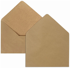 Конверт А-4+ 290х390 мм Крафт 90г/м2 с треугольным клапаном без клея (Е4)