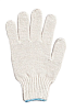 Перчатки Х/Б  без точек 10 пар/уп, 5-ти нитка/ 7  класс 