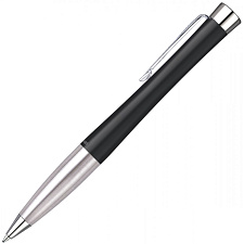 Ручка PARKER Urban Core K314 Muted Black CT М стержень синий, корпус: лак/латунь/хром, поворотный механизм, в подарочной упаковке