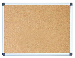 Доска пробковая 60х90 см "Deli E39053" алюминиевая рама