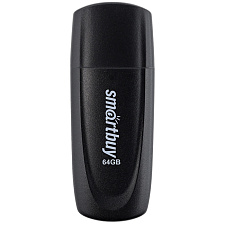 Флеш-носитель 64Gb USB2.0 Smart Buy Scout, цвет черный