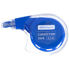 Корректирующая лента OfficeSpace, ширина 5мм, длина 12м, цвет синий, в блистере