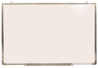 Доска магнитно-маркерная 60х90см "Buro" алюминиевая рама, лаковое покрытие, полочка