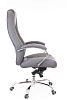 Кресло Everprof Drift M, Обивка - экокожа, цвет серый. Хромированная крестовина. Механизм мультиблок. Нагрузка до 120 кг.