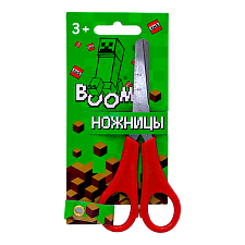 Ножницы 130 мм детские Centrum "My Game" с линейкой, пластиковые ручки, цвет ассорти