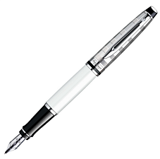 Ручка перьевая WATERMAN Expert DeLuxe White S0952380
