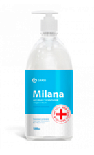 Мыло антибактериальное жидкое 1 литр дезинфицирующее для рук с антисептическим эффектом  Grass  "Milana"  