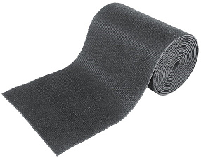 Коврик дорожка Травка ширина 90см, высота щетины 12-14мм, цвет серый/рулон 15 м/ цена за метр