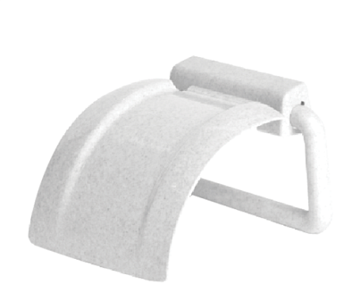 Держатель для бытовых рулонов туалетной бумаги с крышкой, пластиковый, цвет ассорти, размер 6x17x4,5 см,