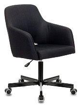 Кресло CH-380M. Обивка - ткань, цвет черный. Металлическая крестовина. Механизм Пиастра. Нагрузка до 120 кг. 