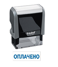Штамп TRODAT 4911 со стандартным словом "ОПЛАЧЕНО" 38х14мм (сменная подушка 6/4911)