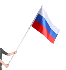 Флагшток - древко, крепление на 1 флаг, выдвижной телескопический 2 м