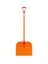 Лопата СНЕГОУБОРОЧНАЯ ЭТАЛОН ORIGINAL поликарбонат, алюминиевый черенок d 32мм, V-образная ручка, размер рабочей части: 47х400 мм, Общая длина 1420 мм