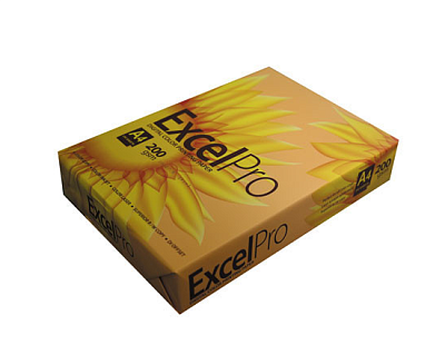 Бумага Excelpro Sun Flower А-4, плотность 200 г/м2, белизна 167%, яркость 98,5 %ISO, 100 листов,cуперкаландрированная без покрытия, матовая бумага
 бумага 

