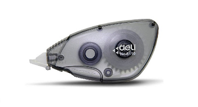 Корректирующая лента (штрих) Deli E8110, ширина 5мм, длина 8м, цвет корпуса ассорти