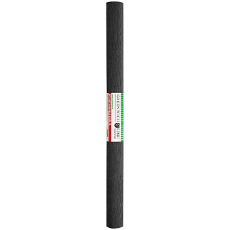Цветная бумага крепированная "Черная" в рулоне 50*250 см