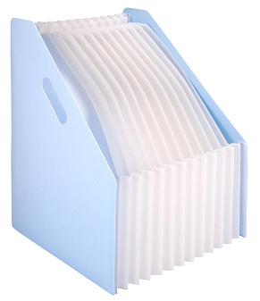 Вертикальный накопитель 13 отделов, Deli EB41102 Macaron, складной, пластик/полипропилен, цвет ассорти