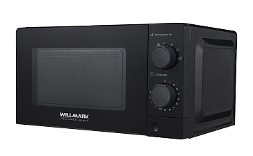 Микроволновая печь WILLMARK WMO-202MB, мощность 700Вт, объем 20л, управление механическое, цвет черный