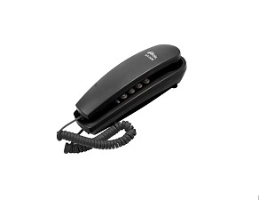 Телефон проводной Ritmix RT-005, без дисплея,  возможность установки на стене, повторный набор номера, цвет черный