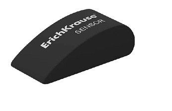 Ластик "Erich Krausе Sensor Black&Whitе фигурный, термопластичная резина, размер 50х19х23 мм, цвет белый/черный