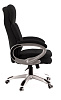 Кресло Everprof Boss T ткань черная. Крестовина пластиковая цвет серый, Механизм Топ-ган. Нагрузка до 120 кг