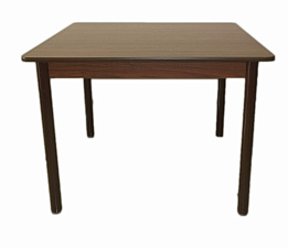 Стол обеденный СТ-7. Размер (ШхГхВ): 1000х1000х740мм. Металлические опоры с полимерно-порошковым покрытием. Цвет столешницы: Донской орех.