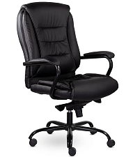 Кресло СН-708 Ровер Хэви Дьюти МБ. Обивка - экокожа, цвет черный. Металлическая крестовина. Механизм мультиблок. Нагрузка до 150 кг.