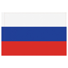 Флаг Российской Федерации, 130х90см, флажная сетка, печать на пробив. Крепление глухой карман 6см + снизу завязки