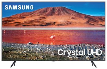 Телевизор 43 LED Samsung UE43TU7002 (108 см), черный корпус, 2160p Full HDMI, Smart TV, Wi-Fi. поддержка DVB-T2, HDMI x2, USB, Bluetooth