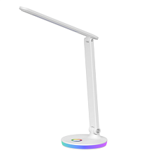 Настольный светильник светодиодный сетевой "ФОТОН" TL-9D4RGB-W (9 W) c RGB ночником, белый