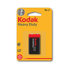 Батарейка цинковая Kodak/ 9V / 6F22 Extra Heavy Duty Крона