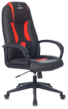 Кресло геймерское Zombie 8/Black экокожа цвет чёрный/красный.  Механизм Топ-Ган. Нагрузка: до 120 кг.