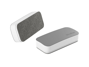 Губка для доски Berlingo , размер 120х54х25 мм магнитная, материал ткань, корпус пластик, цвет белый