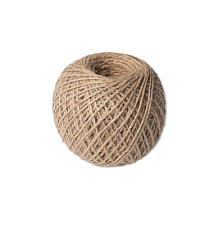 Шпагат льняной банковский плотность 1,25 кТекс, диаметр1,5мм, длина 300 м, разрывная нагрузка 18 кгс, вес 0,125кг