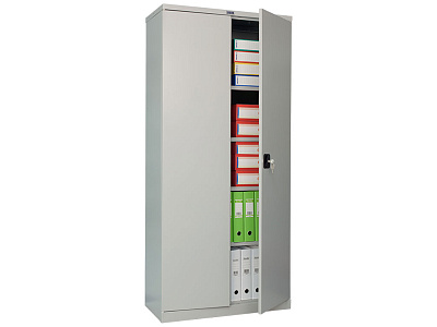Шкаф бухгалтерский СВ-22 1900x1000x500 мм, 54,5 кг, цвет серый полуматовый (RAL 7038)