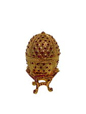 Шкатулка со стразами "Яйцо" арт.64010