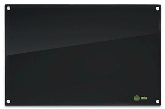 Доска маркерная стеклянная чёрная 65х100 см Cactus CS-GBD-65x100-BK