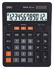 Калькулятор Deli 12 разряд. M444 151x119x38 мм бухгалтерский, настольный, темно-серый