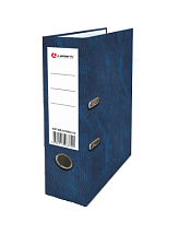 Папка-регистратор ламинированый картон, ширина корешка 75 мм, цвет синий