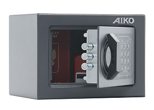 Сейф AIKO T-140 EL 140x195x140 (ВхШхГ), вес 2,3 кг, Объём: 2.5л, замок электронный кодовый