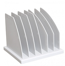 Верт. накопитель 6 отделов разборный СТАММ, размеры 215х193х170 мм, цвет серый