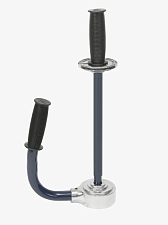Диспенсер для стрейч-пленки металлический, разборный
Размеры: Высота с ручкой 64 см; Высота  втулки 49 см, цвет ассорти