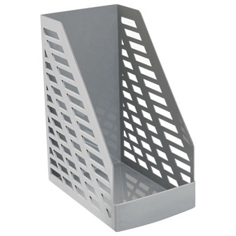 Вертикальный накопитель пластиковый Стамм "XXL" ширина 160 мм, цвет серый