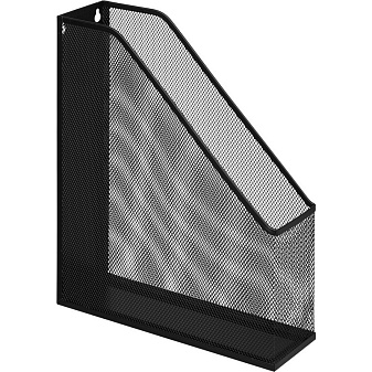 Вертикальный накопитель металлический, ширина 74 мм, размер 250x74x318мм, цвет черный