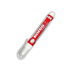 Корректирующий карандаш (штрих) "KORES Preciso", объем 10 гр, на спиртовой основе, металлический наконечник