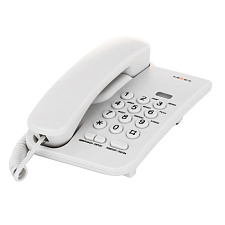 Телефон проводной TeXet ТХ-212, без дисплея, повторный набор номера, кнопка "флэш, цвет серый
